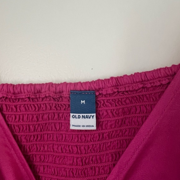 Old Navy raspberry tart 100% rayon midi dress - Picture 2 of 3